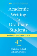 cover of Academic Writing for Graduate Students: Essential Tasks and Skills