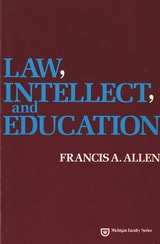 cover of Law, Intellect, and Education