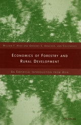 cover of Economics of Forestry and Rural Development: An Empirical Introduction from Asia