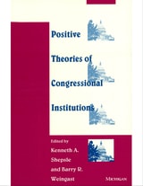 cover of Positive Theories of Congressional Institutions