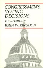 cover of Congressmen's Voting Decisions
