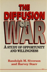 cover of The Diffusion of War: A Study of Opportunity and Willingness