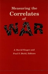 cover of Measuring the Correlates of War