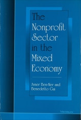 cover of The Nonprofit Sector in the Mixed Economy