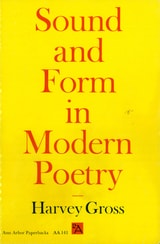 cover of Sound and Form in Modern Poetry: A Study of Prosody from Thomas Hardy to Robert Lowell
