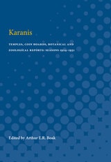 cover of Karanis: Temples, Coin Hoards, Botanical and Zoological Reports: Seasons 1924-1931