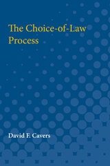 cover of The Choice-of-Law Process