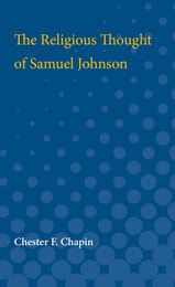 cover of The Religious Thought of Samuel Johnson