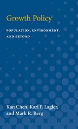 cover of Growth Policy: Population, Environment, and Beyond