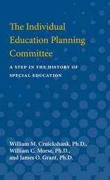 cover of The Individual Education Planning Committee: A Step in the History of Special Education