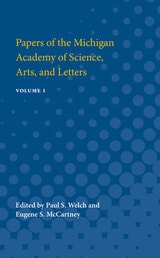 cover of Papers of the Michigan Academy of Science, Arts and Letters: containing papers submitted at the annual meeting in 1921