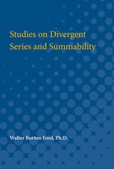 cover of Studies on Divergent Series and Summability