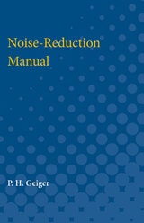 cover of Noise-Reduction Manual