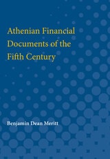 cover of Athenian Financial Documents of the Fifth Century
