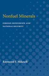 cover of Nonfuel Minerals: Foreign Dependence and National Security
