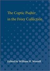 cover of Coptic Manuscripts in the Freer Collection: Part I. The Coptic Psalter in the Freer Collection