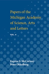 cover of Papers of the Michigan Academy of Science, Arts and Letters: containing papers submitted at the annual meeting in 1926
