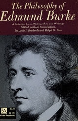 cover of The Philosophy of Edmund Burke: A Selection from His Speeches and Writings