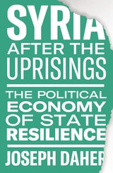 cover of Syria after the Uprisings: The Political Economy of State Resilience