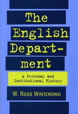 cover of The English Department: A Personal and Institutional History