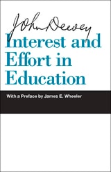 cover of Interest and Effort in Education
