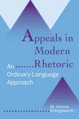 cover of Appeals in Modern Rhetoric: An Ordinary Language Approach