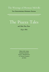 cover of The Piazza Tales and Other Prose Pieces, 1839-1860: Volume Nine, Scholarly Edition