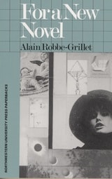 cover of For a New Novel: Essays on Fiction