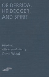 cover of Of Derrida Heidegger and Spirit