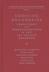 cover of Crossing Boundaries: Traditions and Transformations in Law and Society Research