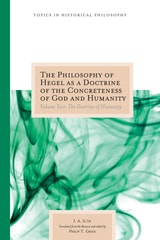 cover of The Philosophy of Hegel as a Doctrine of the Concreteness of God and Humanity: Volume Two: The Doctrine of Humanity