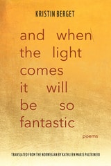 cover of and when the light comes it will be so fantastic: poems