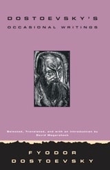 cover of Dostoevsky's Occasional Writings