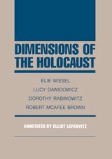 cover of Dimensions of the Holocaust