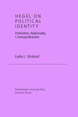 cover of Hegel on Political Identity: Patriotism, Nationality, Cosmopolitanism