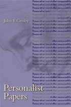 cover of Personalist Papers