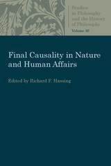 cover of Final Causality in Nature and Human Affairs