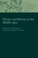 cover of Nature and Motion in the Middle Ages