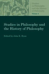 cover of Studies in Philosophy and the History of Philosophy Vol. 4 