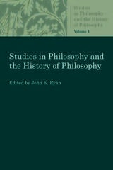 cover of Studies in Philosophy and the History of Philosophy