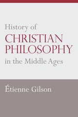 cover of History of Christian Philosophy in the Middle Ages