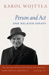 cover of Person and Act and Related Essays