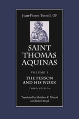 cover of Saint Thomas Aquinas: The Person and His Work