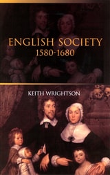 cover of English Society: 1580-1680