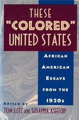 cover of These Colored United States: African American Essays from the 1920s