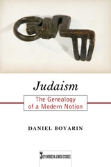 cover of Judaism: The Genealogy of a Modern Notion