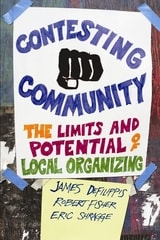 cover of Contesting Community: The Limits and Potential of Local Organizing