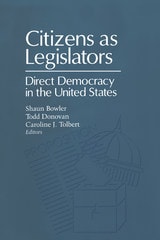 cover of CITIZENS AS LEGISLATORS: DIRECT DEMOCRACY IN THE UNITED STATES