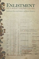 cover of Enlistment: Lists in Medieval and Early Modern Literature