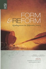 cover of Form and Reform: Reading across the Fifteenth Century